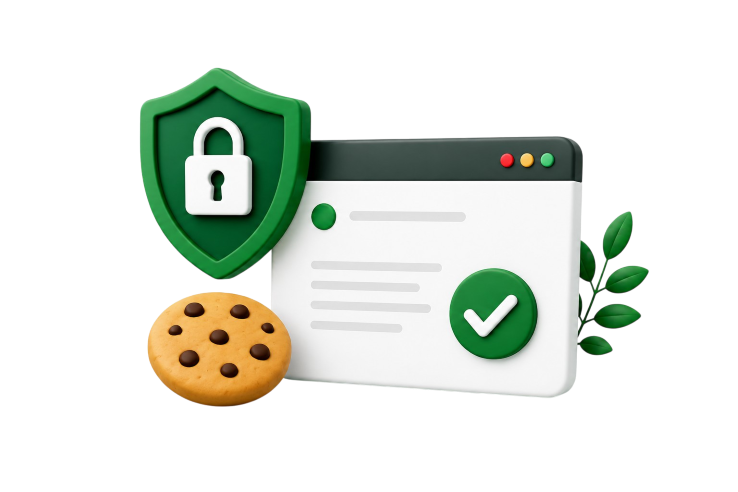Website security and cookie preferences