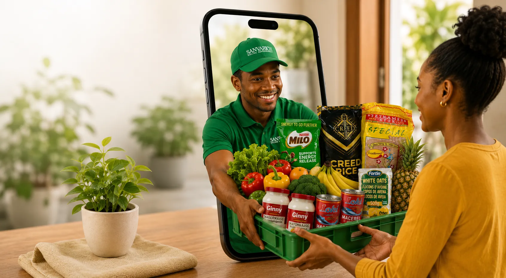 Fresh Groceries Delivered To You.