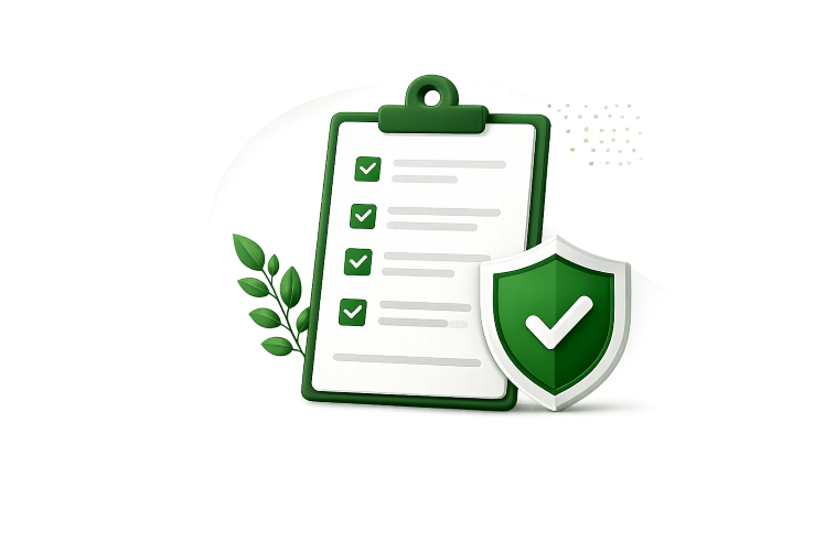 Terms and policy checklist